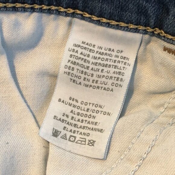 True Religion Cora Mid Rise Straight Jeans Womens Size 30 Blue Medium Wash Denim - Picture 7 of 13